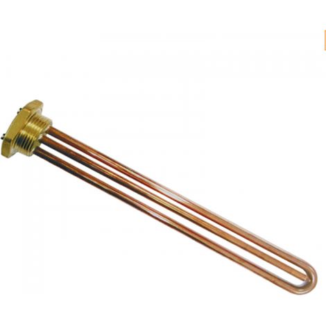 Resistencia Blindada para Termo 1200W (1 1/4")  Conexión Faston para Ariston, Cointra y Acumuladores Estándar