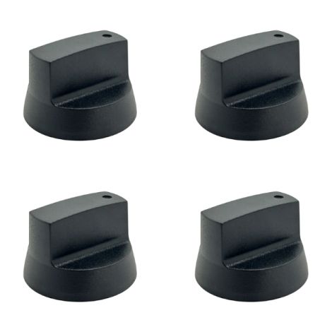 Juego de 4 pomos de ajuste universales de Ø5,3 cm -