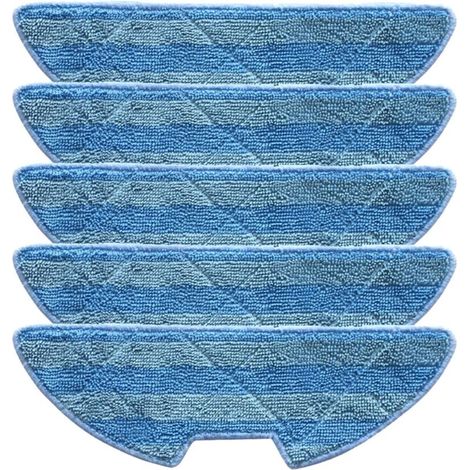 5PCS Mop Cloth Compatible with EZIclean One Robot Vacuum Cleaner Aqua Robot Vacuum Cleaner Microfiber Mop Cloth Replacement (1/4)