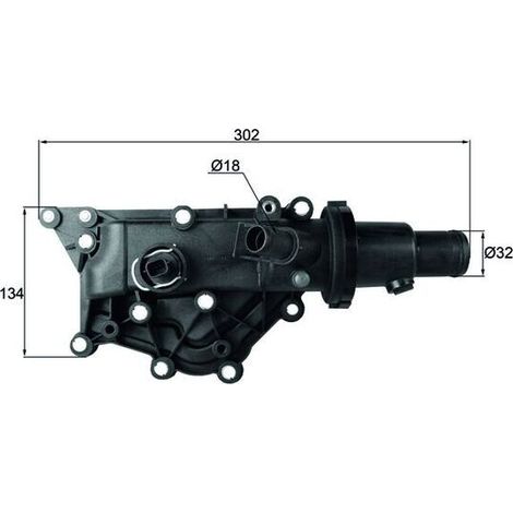Thermostat, liquide de refroidissement MAHLE TH 59 83 RENAULT 8200700094