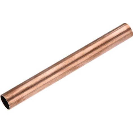 Copper Tube Round 11 mm DE 10 mm ID 0.5 mm Wall Thickness 10 cm L (1/3)
