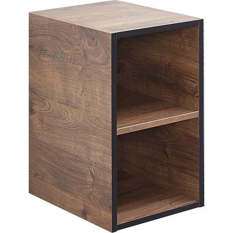 Regal für Waschtischunterschrank MURCIA-66 in Eiche Ribbeck quer Nb. mit schwarzen Kanten, B/H/T: ca. 30/51/42 cm (1/4)