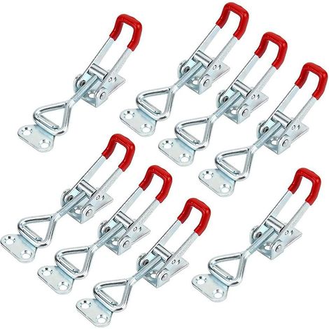 8er-Pack GH-4001 Kippriegel, verstellbare Klemmriegel für Schränke, Tragfähigkeit 150 kg (330 lbs), verstellbar