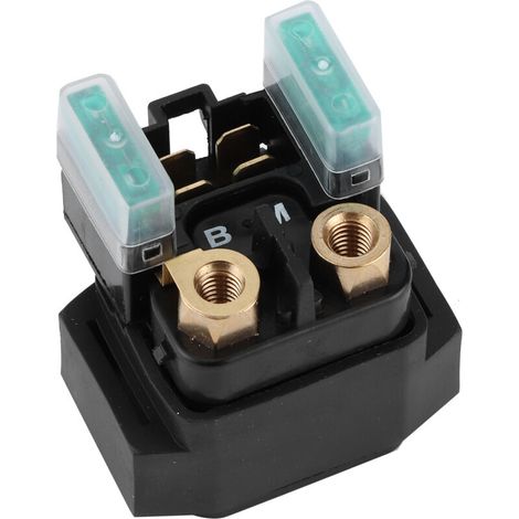 Relé de arranque genérico para motocicleta, relé solenoide de arranque 4YR - 81940-00-00 PVC Cobre Plástico para YZF YFM Grizzly Kodiak. (1/5)