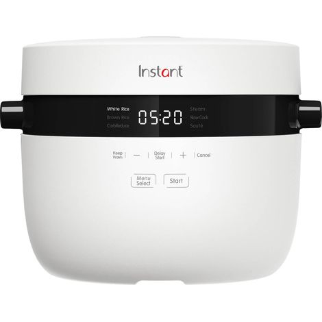 Cuociriso istantaneo e piroscafo – Cuocere riso automatico e versatile, piroscafo e padella Sauté – Pentola rimovibile e lavabile in lavastoviglie (12 tazze/2,8 l) – fino a 20 porzioni (1/5)