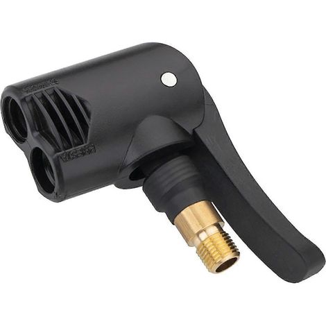 Tête de gonfleur de remplacement direct 2 en 1 compatible Presta Schrader pour pneus de voiture et vélo
