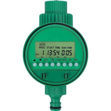 Digital Watering Timer Automatic Irrigation 3-4" 19mm Automatic Timer with LCD Screen 1min-9h59min for Garden (1/4)