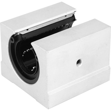 Coussinet linéaire ouvert en alliage d'aluminium SBR30UU, bloc coulissant à billes pour unité CNC, glissière linéaire de précision 30mm, patin de mouvement avec roulements à billes, pièce de rechange. (1/5)