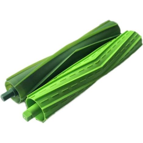 Set di 2 spazzole a rullo di ricambio compatibili con gli aspirapolvere iRobot Roomba serie E, I e J: i7, i7+, i3, i3+, i6+, i8+, j7, j7Plus, E5, E6, E7. Accessori per aspirapolvere: spazzola in gomma (1/5)