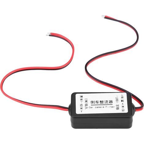 1 Alimentation Redresseur, Filtre Condensateur 12V, Caméra Recul Voiture Allemande Américaine (1/5)