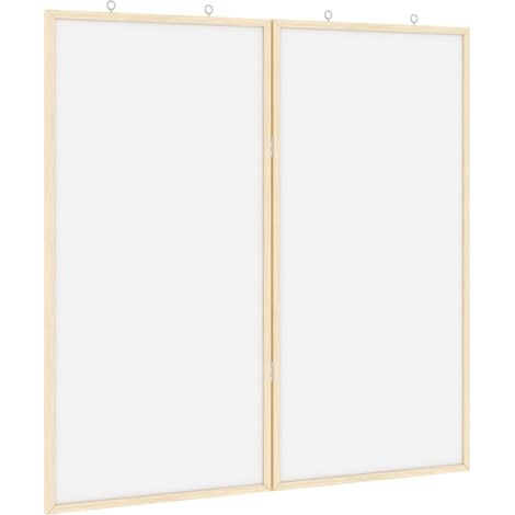 Tablero de Anuncios 80 x 80 x 1.4 cm Madera maciza de pino vidaXL
