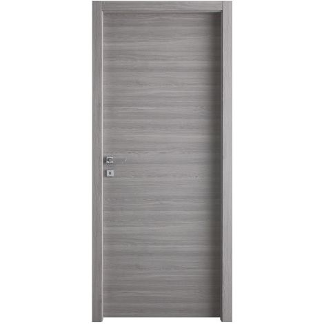 'PORTA BATTENTE ''GINEVRA'' cm 70 x 210 (78 x 214) - col. micro grigio' cm 70 x 210 (78 x 214) - col. micro grigio