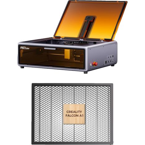 Graveur Laser, Puissance de 10W, Dimensions de 460 x 346 mm, Structure en métal intégral, Panneau en nid d'abeille, Compatible avec l'assistance à l'air (1/5)