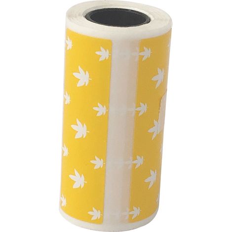 Rouleau d'étiquettes thermiques directes de dessin animé mignon 57 30 mm (2,17 1,18 pouces) autocollant adhésif fort impression claire pour imprimante PeriPage A6 Pocket BT, 3 rouleaux. (1/5)