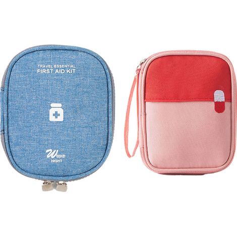 Sac De Premiers Secours - Pochette Médicale Vide À Fermeture Éclair Complète - Pour Voyage Bureau Extérieur - 1 Pièce