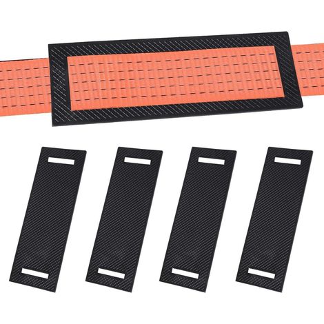 Lot de 4 protections de bord pour sangles d'arrimage jusqu'à 50mm de largeur, 290x100mm