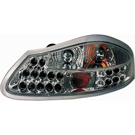 Coppia fanali posteriori LED - compatibile per  Porsche Boxster (9/96-10/04) - Cromo