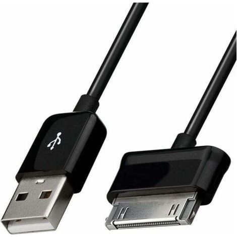 Câble de données USB - Chargeur - Data Sync - Noir - Pour Samsung Galaxy TAB 2 10.1 P1000 & 7.1 Charger (1/4)
