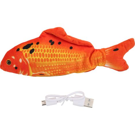 Poisson Électrique Interactif pour Chat - Jouet Réaliste avec Mouvement et Rechargeable (1/5)