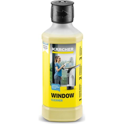 Kärcher Nettoyant vitres concentré RM 503, pour un nettoyage sans traces des fenêtres, miroirs et cabines de douche, 500ml donnent 6,25l de liquide de nettoyage dilué (1/5)