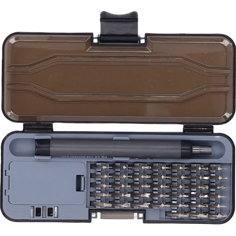 Kit de tournevis électrique sans fil avec moteur en cuivre pur, haute vitesse et grande torsion, pour une précision et une rapidité optimales. (1/5)