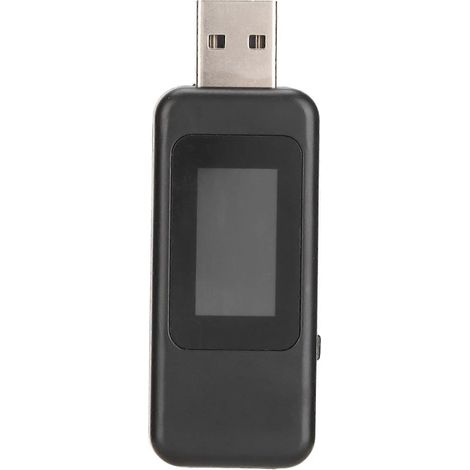 Testeur USB avec fonction multifonctionnelle d'arrêt et d'économie d'énergie, affichage LCD numérique, compteur de sécurité de tension et de courant. (1/5)