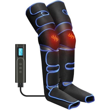 Masseur de Jambes Appareil de Massage Jambes Pieds Circulation Electrique rechargeable par USB,6 modes 3 intensités la relaxation Pi (1/2)