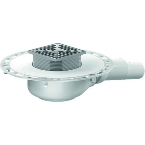 Dallmer Tisto Plan K10 bonde de sol, horizontale, DN40/DN50, 100x100 mm (1/4)