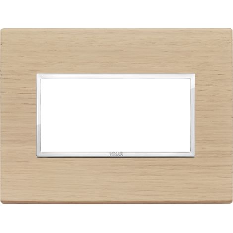 Placca 4M rovere sbiancato Vimar Eikon Evo 21654.32