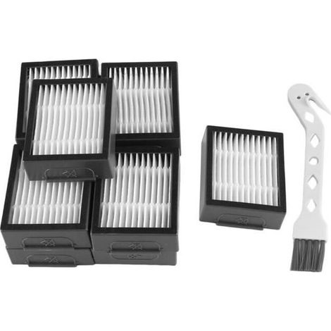 Lot de 10 Filtres HEPA de Rechange pour IRobot Roomba I&E Series E5 E6 E7 I3 I3+ I4 I6 I6+ I7 I7+ I8 I8+/Plus Aspirateurs Robots (1/4)