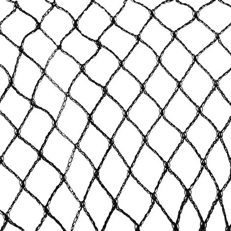 Filet de Protection 10x10m à Maille Hexagonale 35mm - Polyéthylène Anti-UV Noir (1/4)