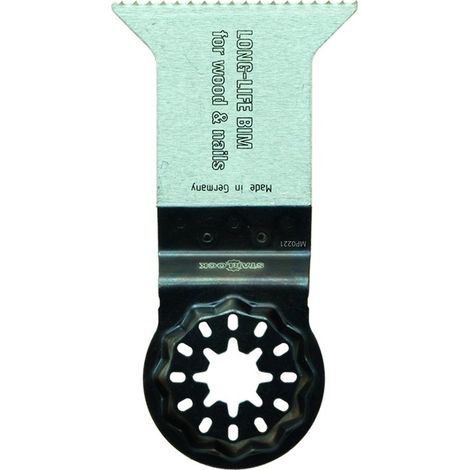 Hoja de sierra oscilante MPS 3906, pack de 3 unidades, compatible con herramientas estándar.