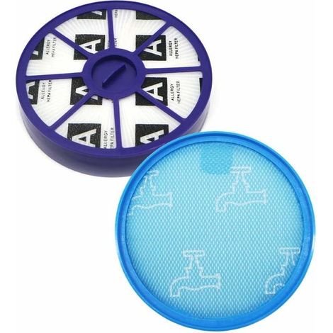 Pièces de rechange pour aspirateur Kit de filtres HEPA avant et arrière pour Dyson DC19 DC20 DC21 DC29 PREPole, filtres de moteur supérieur et inférieur Accessoires de remplacement pour aspirateur (1/5)