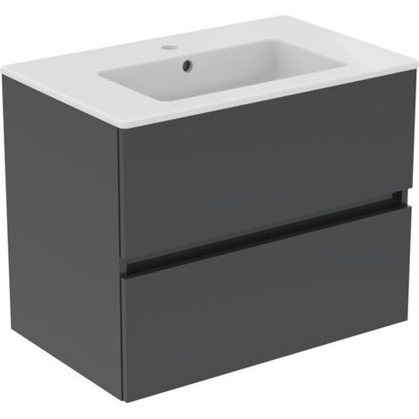IDEAL STANDARD R0573TI Ensemble de meubles Eurovit+ avec lavabo 71 cm Blanc (1/5)
