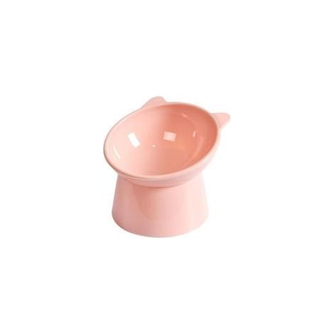 Gamelle Chat Surélevée, Bol Chat Sureleve Incline Anti Vomissement, Gamelle pour Chat Inclinable, Bol de Nourriture pour Chat Chien, Gamelle Chat pour Nourriture & Eau, Ecuelle Chaton Lave-Vaisselle (1/4)