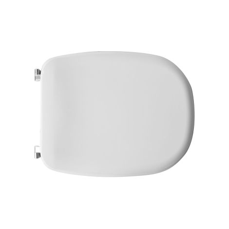 Sedile wc coprivaso in termoindurente Mod. D040 universale 42,2 x 34,5 cm copriwater con cerniere regolabili (1/3)