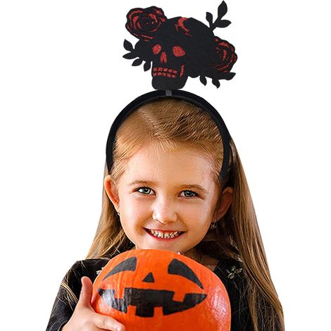 Serre-tête Halloween déco araignée en feutrine, os et œil, accessoire horreur pour fête costumée, déguisement cosplay, fournitures de soirée effrayante (1/5)