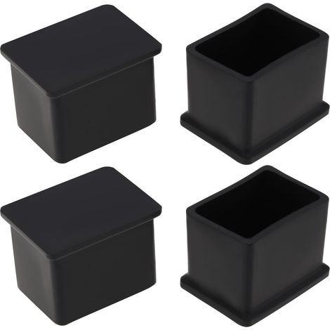 4Pcs 20mm X 30mm Bouchons de Trou en Caoutchouc Carrés Embouts de Remplacement Couvre-Barres de Toit Couvertures de Rack pour Barres Carrées Capuchons en Caoutchouc (1/5)