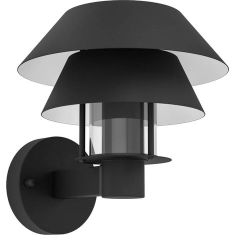 Feuille murale Chipapera Noir, Blanc L: 22CM B: 24.5cm H: 22.5cm Dimmable IP44 (1/3)