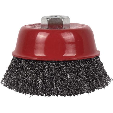 Cepillo Alambre Copa Ondulado M14 Acero 0.3mm                          85 mm                                         12.500