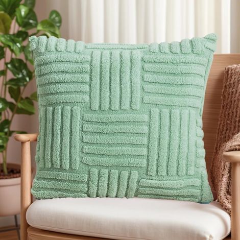 Strukturierte Strick-Kissenhülle, bequemes Kissen für Sofa und Stuhl, weiches Wohnaccessoire