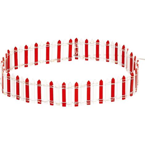 Accessorio per barriera luminosa del villaggio 44 led rossi e bianchi - Feeric lights & christmas