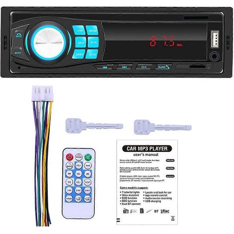 Autoradio mit Kassettenrekorder, MP3-Player, FM-Radio, USB-Stereo-Audio und Multimedia-Funktion – alles im Armaturenbrett