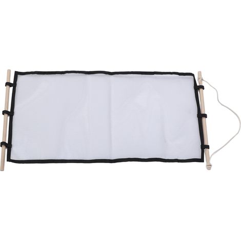 Porte-boucles d'oreilles suspendu en tissu mesh, organisateur de bijoux mural pour colliers et bracelets (1/5)