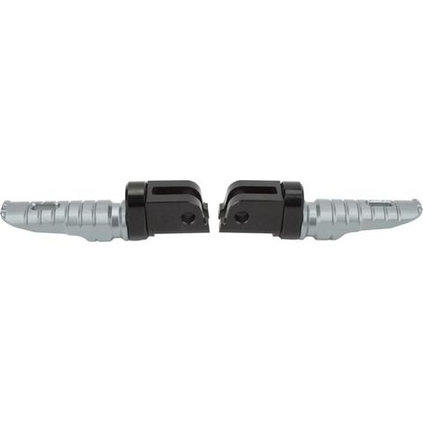 Repose-pieds avant de moto CNC T6063, 2 pièces de remplacement en alliage d'aluminium pour Benelli Leoncino 500 800 gris (1/5)