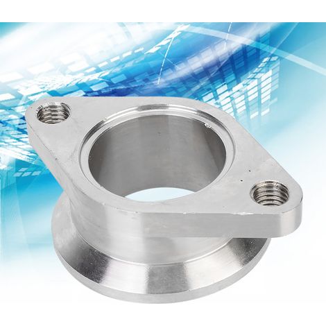 Bride universel en acier inoxydable, adaptateur flange V-band 1.5 à 1.7 pouces pour wastegate MV R, raccord de décharge turbo, connecteur robuste, pièce de rechange haute performance (1/5)