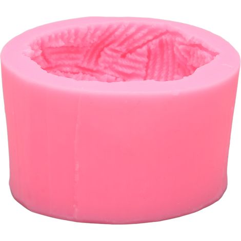 Gips-Kerzenform für Aromatherapie, Silikonform für Schokoladenmousse und 3D-Wollkugel-Kuchendekorationen (1/5)