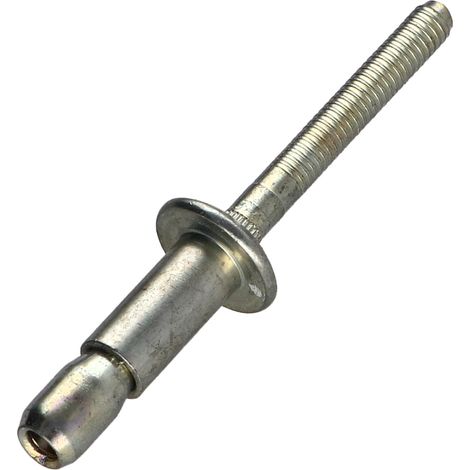Rivet MEGAGRIP Tout Acier brut 6.6X20.5 Tête plate