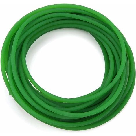High Performance Polyurethane Belt Round PU Polyurethane Belt Green for Transmission 2mm 3mm 4mm 5mm 6mm 8mm 10mm 12mm 15mm (5mm × 10m) (1/5)