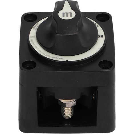 Interrupteur marche/arrêt double circuit pour batterie, coupe-circuit, isolateur de coupure de courant, étanche IP66, protection contre l'inflammation pour camping-car et bateau (1/5)